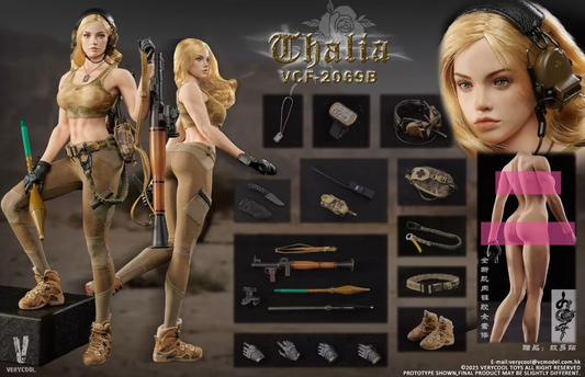 VERYCOOL 1/6 Desert Female Soldier Thalia Blonde VCF-2069B Figure