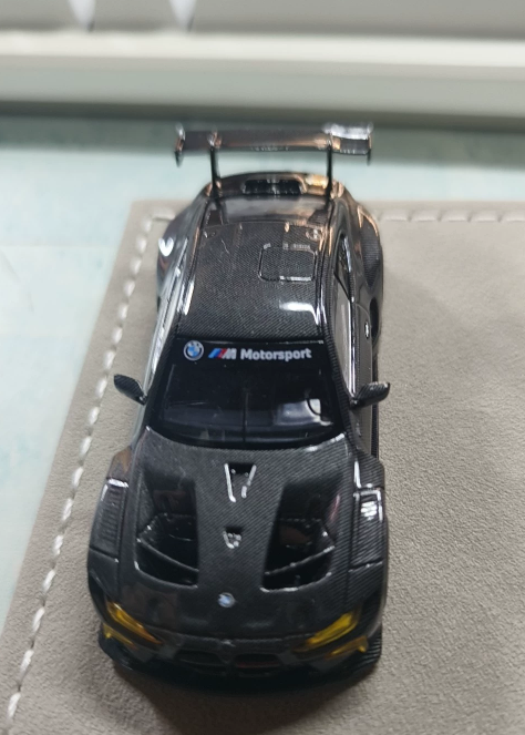 MYSTERIOUS 1/64 BMW M4 GT3 Full Carbon Texture Alloy Model