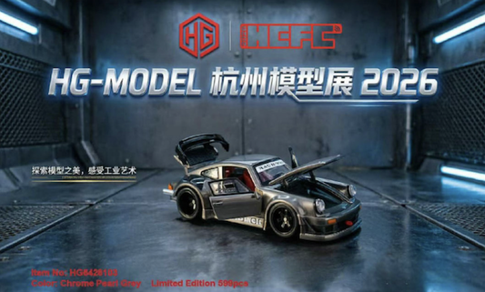 HCFC 2026 HG-Model Porsche RWB 930 Chrome Pearl Grey