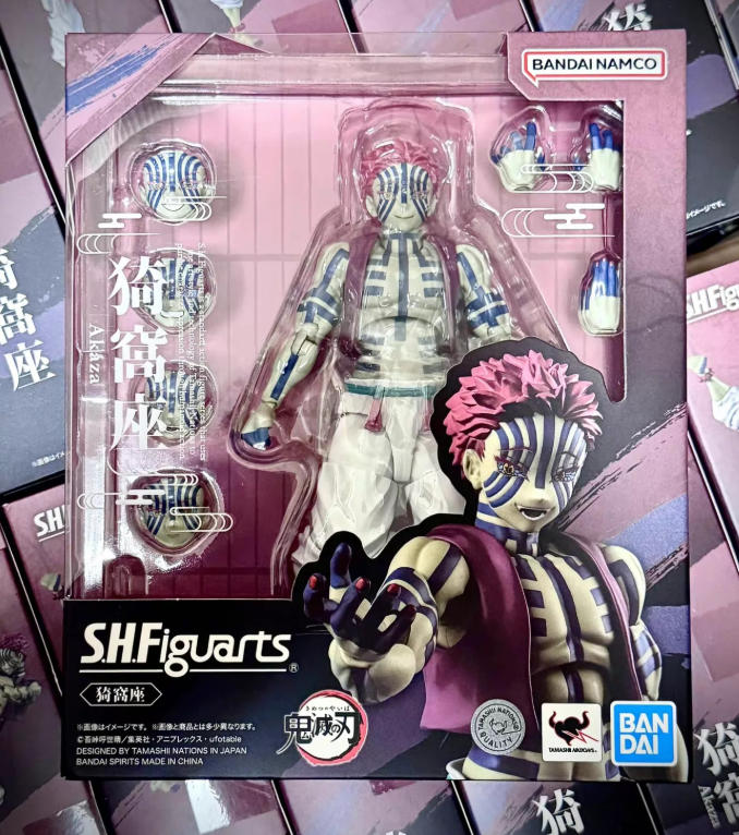 S.H.Figuarts Demon Slayer Akaza - Upper Rank Three Action Figure