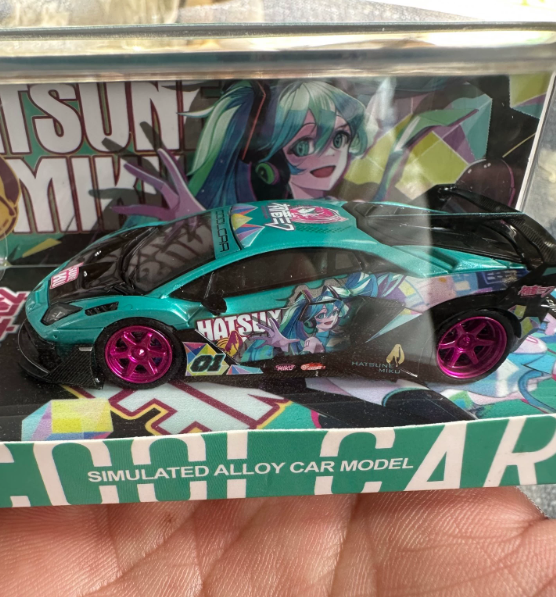 COOL CAR 1/64 Lamborghini Huracan GT3 EVO Hatsune Miku
