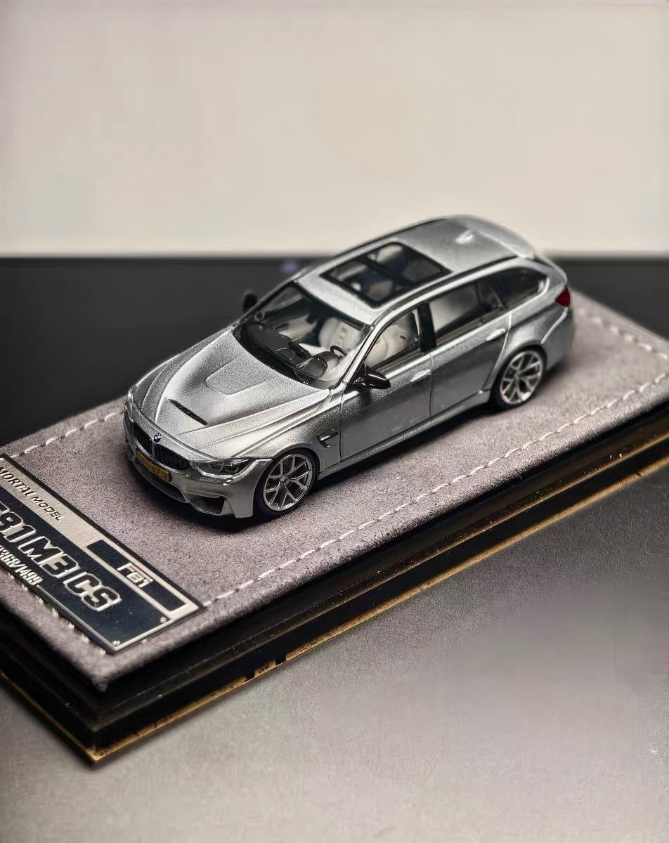 Mortal Model 1/64 BMW F81 M3 CS Touring Silver Exhibition Exclusive