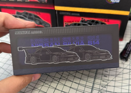 Mortal Model 1/64 Nissan Silvia S14 GT-SPEC V2 Seiji Ookawara