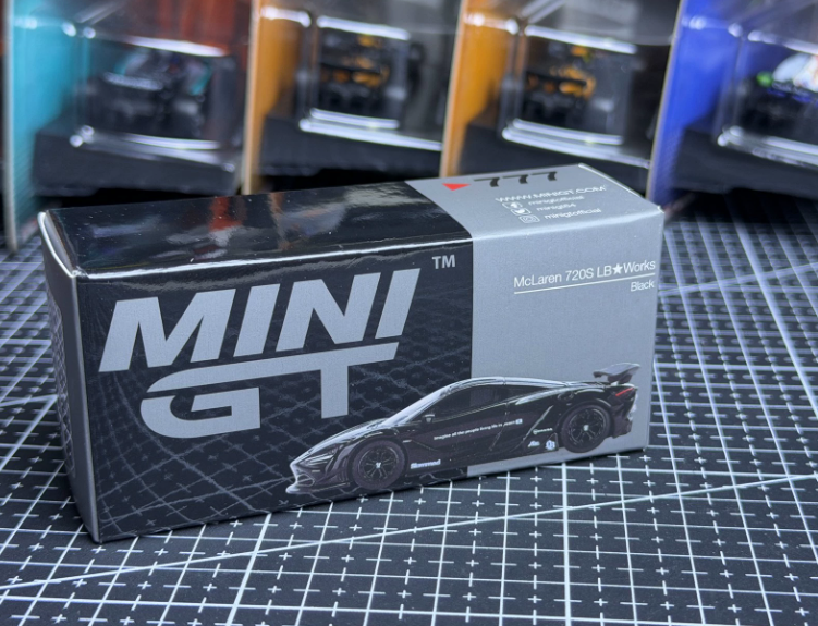 MINI GT 777 McLaren 720S LB-Works Black 1/64