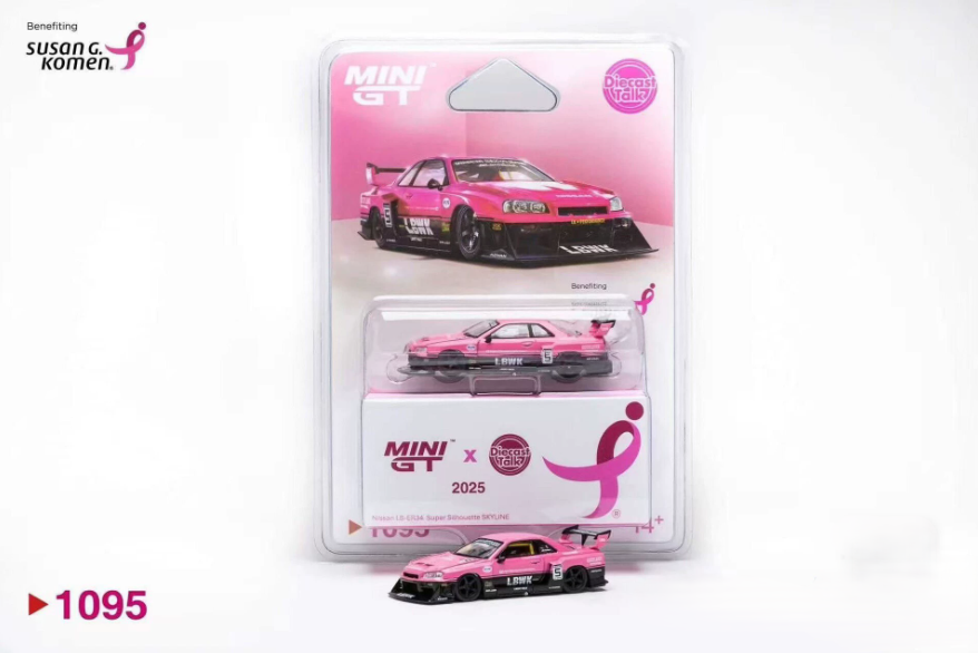 MINI GT 1095 1/64 Nissan LB-ER34 Super Silhouette SKYLINE Charity