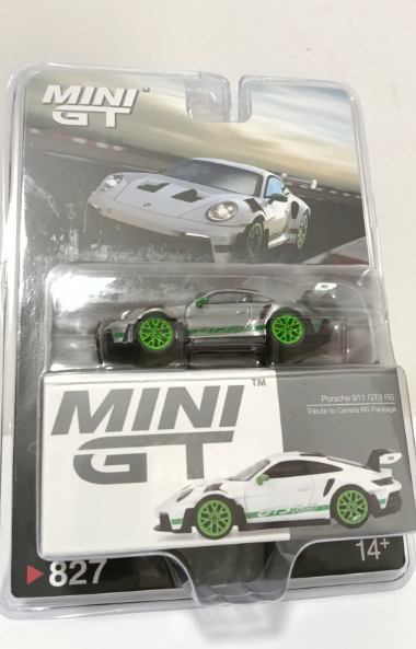 MINI GT 827 Porsche 911 GT3 RS Carrera Tribute Chase 1/64