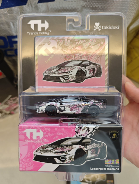 Trends Hobby 1:64 Lamborghini Temerario tokidoki HK Toycar 2025 4000pcs
