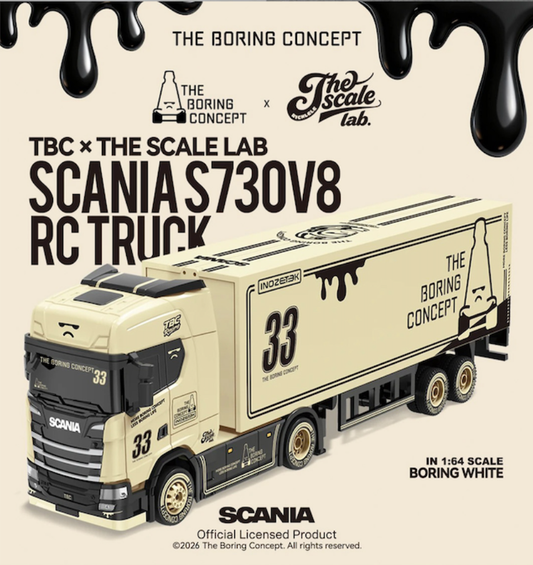 Wen Nanfeng TBC Scania 1/64 RC Drift Trailer