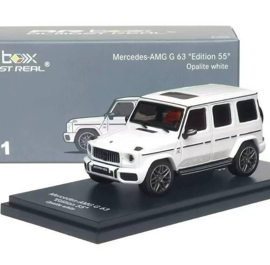 ARbox ALMOST REAL 1/64 Mercedes AMG G 63 Edition 55 Opalite White 41