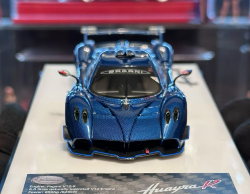 Figart 1/43 Pagani Huayra R Blue Carbon Blue Wheels 42 Italian Flag 60pc