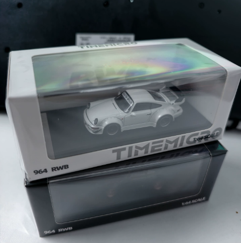 TimeMicro 1/64 Porsche 964 RWB White