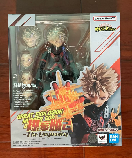 Bandai S.H.Figuarts My Hero Academia Katsuki Bakugo The Beginning