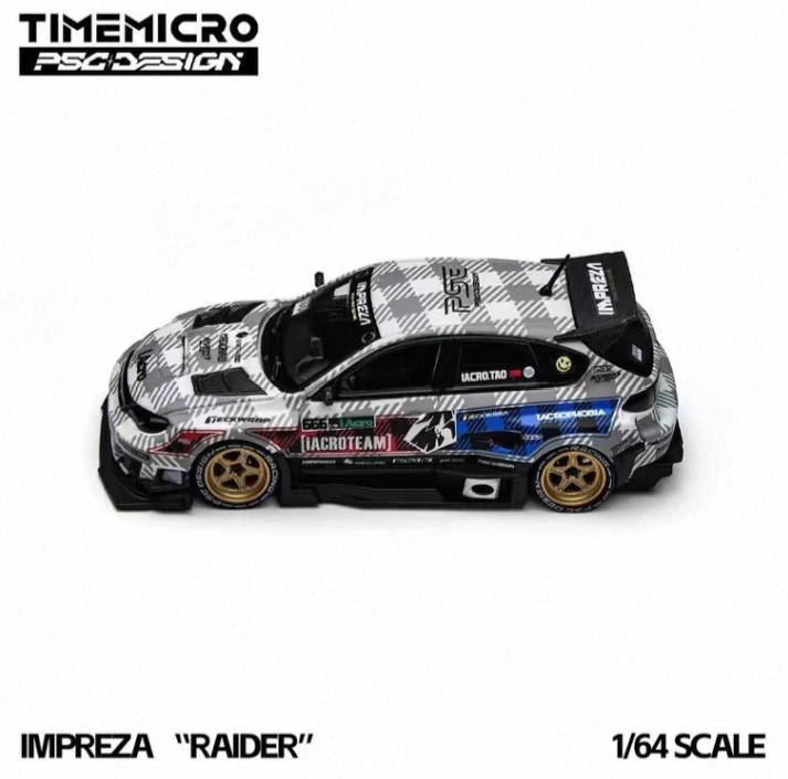 TimeMicro x PSC DESIGN x iAcro 1/64 Subaru Impreza Raider