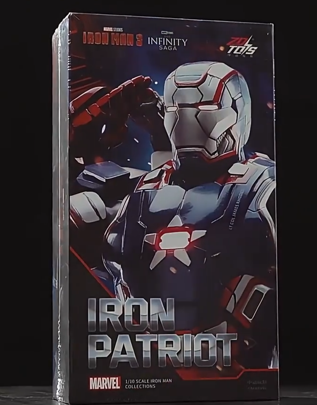 ZD Toys 1/10 Iron Patriot 1.0 Action Figure