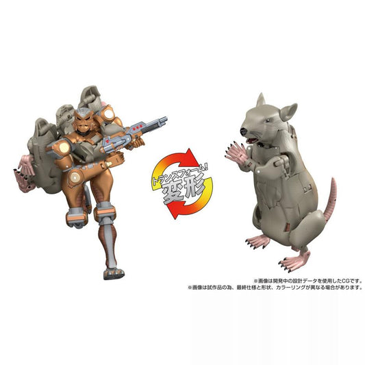 Takara Tomy Transformers MPG-15 Beast Wars Rattrap Action Figure