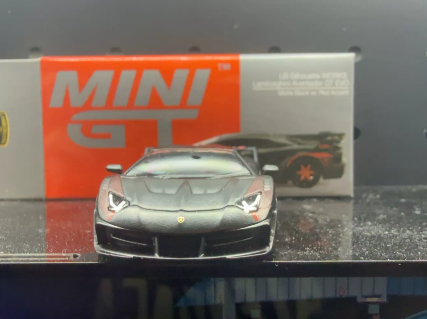 MINI GT 518 LB-Silhouette Lamborghini Aventador GT EVO Matte Black Malaysia