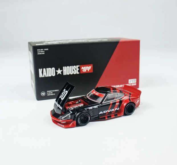 KAIDO HOUSE x MINI GT 1:64 Nissan Fairlady Z KAIDO GT Advan KHMG172
