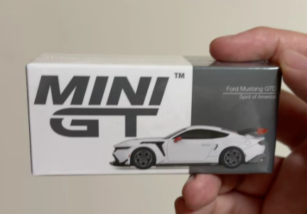 MINI GT 1/64 Ford Mustang GTD White Spirit of America 1097