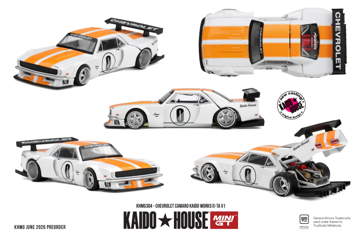 Kaido House Mini GT 1/64  Chevrolet Camaro Kaido Works TA V1 Preorder