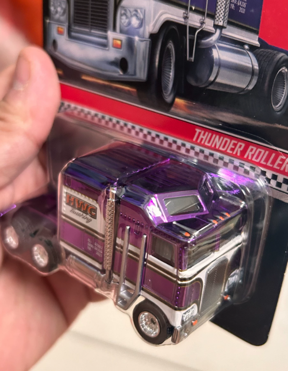 Hot Wheels RLC Thunder Roller Purple Spectraflame HWC Trucking 1 of 20000
