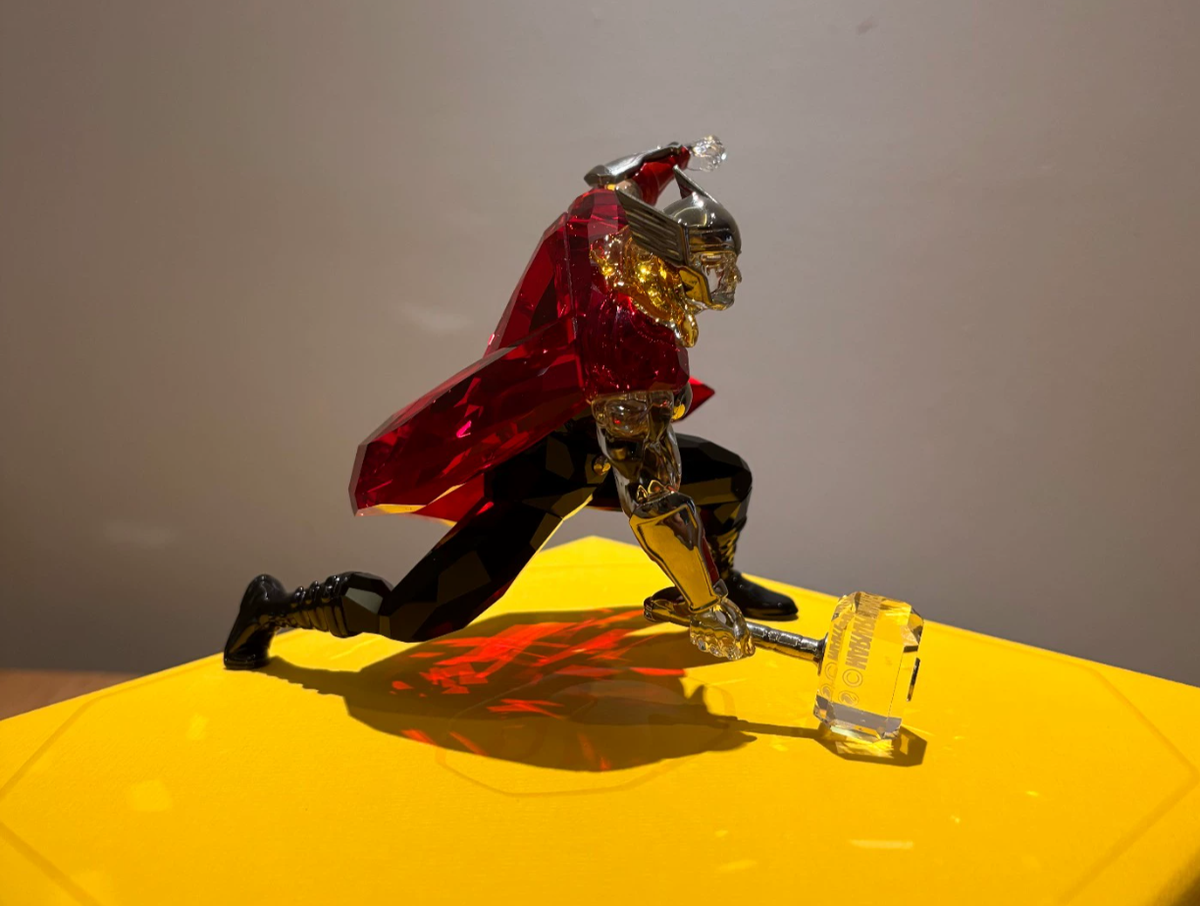 Swarovski Marvel Thor Crystal Figurine 5677044 God of Thunder Collectible