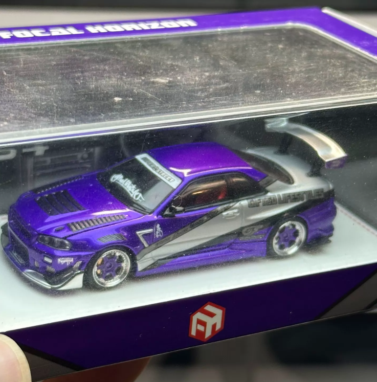 FH 1/64 Nissan Skyline GT-R R34 Violet Storm Livery