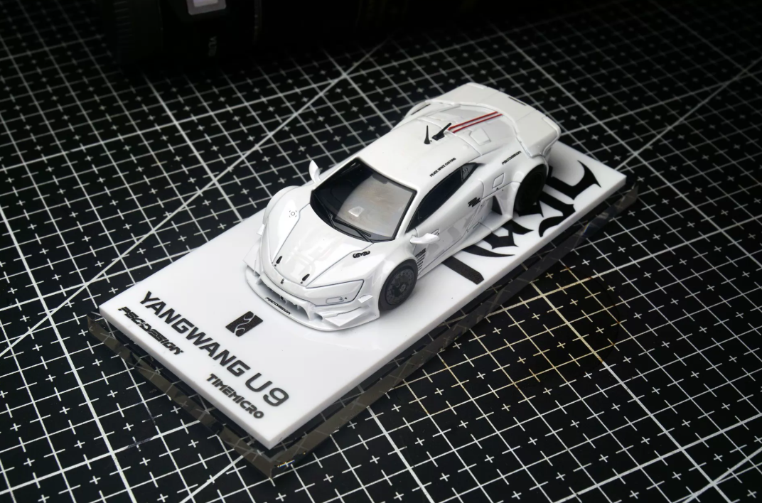 TimeMicro x PSC Design 1/64 Yangwang U9 Rage White Beijing Show