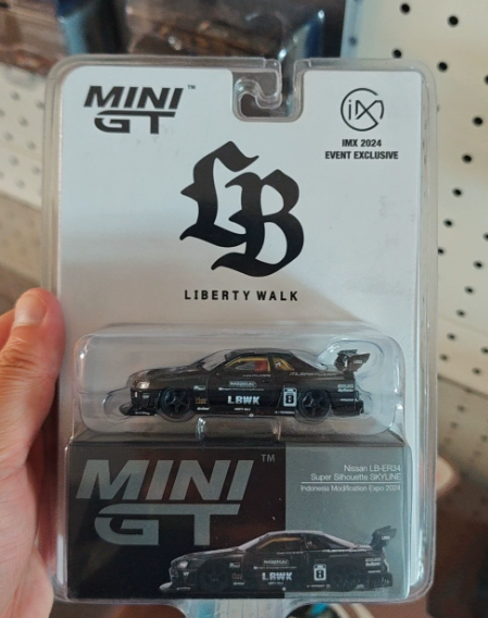 MINI GT 797 Nissan LB-ER34 Super Silhouette IMX 2024 Exclusive 1/64