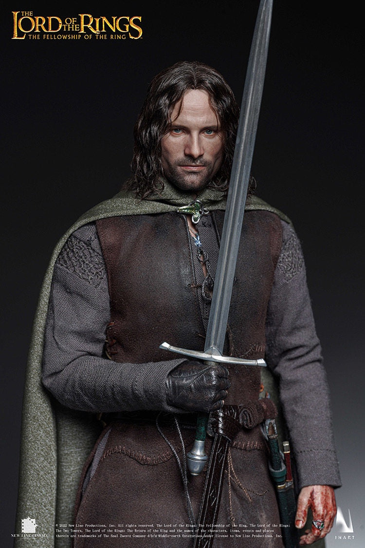 INART 1/6 The Lord of the Rings Aragorn Sculpted Hair Figure