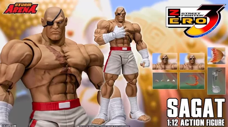 Storm Toys STORM ARENA SF Zero 3 Sagat White HK Limited 1/12