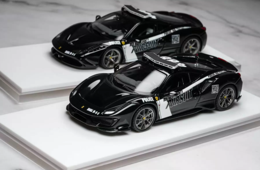 ELA 1/43 Ferrari 488 Pista RCPD Pursuit Police Car Limited 20