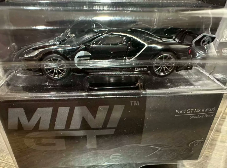 MINI GT 297 Ford GT Mk II Shadow Black MiJo Exclusive 1/64