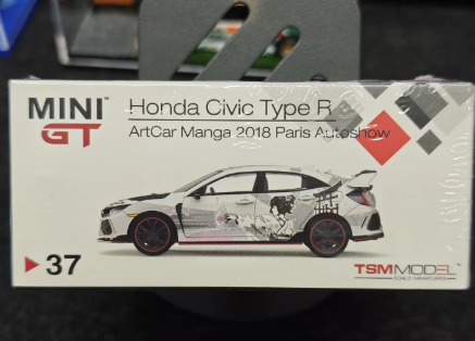 MINI GT 37 Honda Civic Type R ArtCar Manga 2018 Paris Auto Show