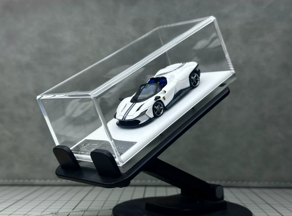 Fuelme TOC Drakhy 1/64 Ferrari Daytona SP3 Bianco King Blue LE199