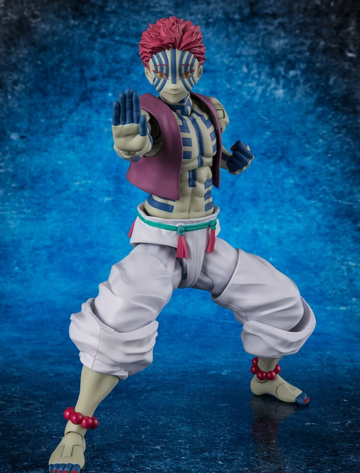 S.H.Figuarts Demon Slayer Akaza - Upper Rank Three Action Figure