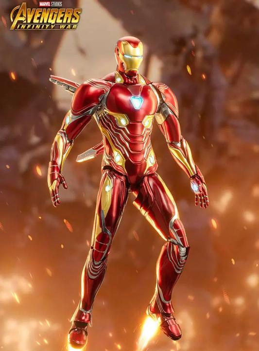 ZD Toys 1/10 Iron Man Mark 50 Light-Up Action Figure