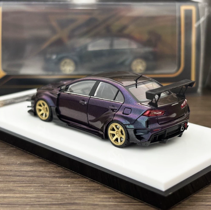 404 Error 1/64 Mitsubishi Lancer Evolution X Varis Purple