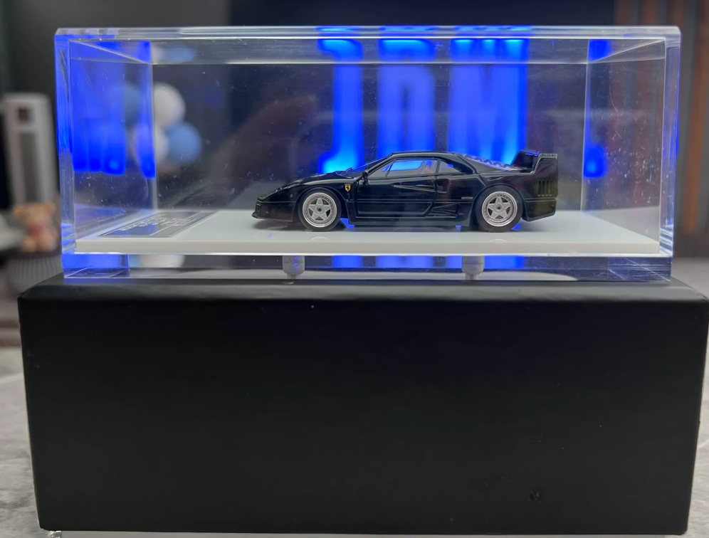 MY 1/64 Ferrari F40 Daytona Black Resin Model