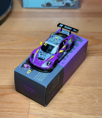 MINI GT 793 Porsche 911 GT3 R #27 HubAuto 2023 Macau GP Boxed Ver 1/64
