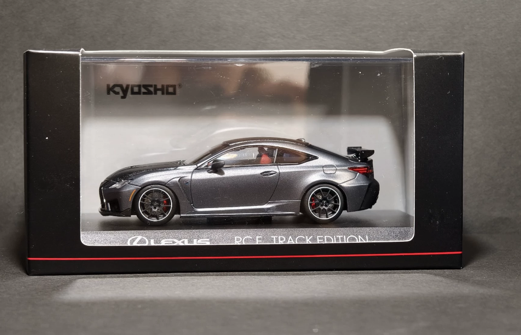 Kyosho 1/43 Lexus RC F Track Edition Gray Diecast Model