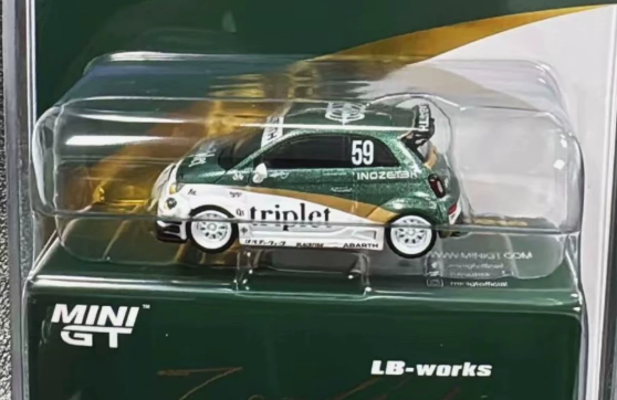 MINI GT 1216 LB Abarth 595 TY Hong Kong Exclusive