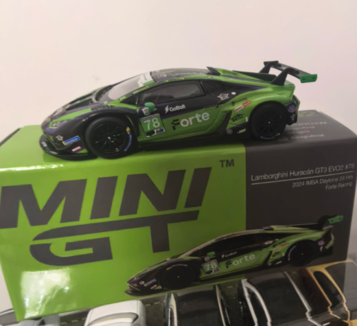 MINI GT Lamborghini Huracan GT3 EVO2 2024 Daytona Forte Racing