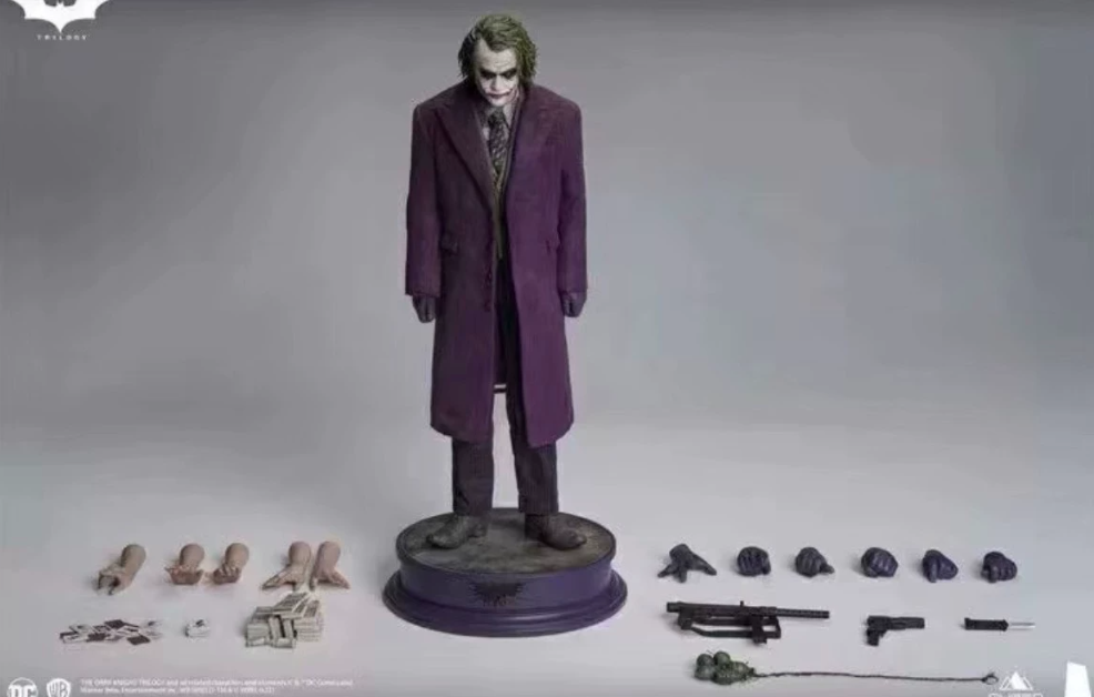 INART 1/6 Heath Ledger Joker Single Figure Sculpted Hair