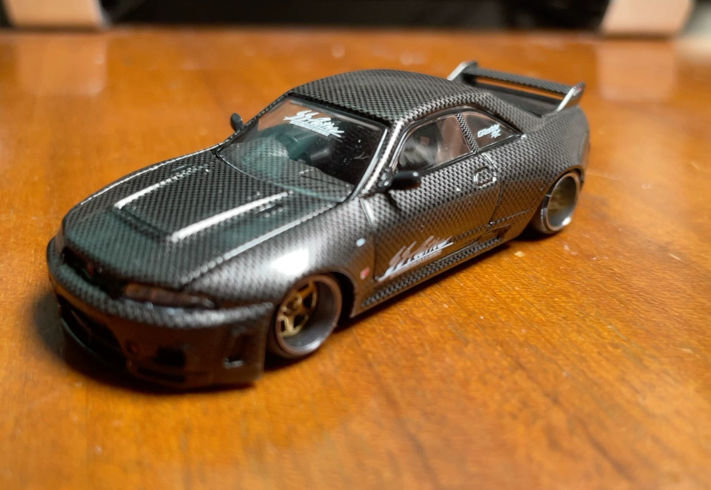 Kaido House Mini GT 1/64 Nissan Skyline GT-R R33 Active Carbon R