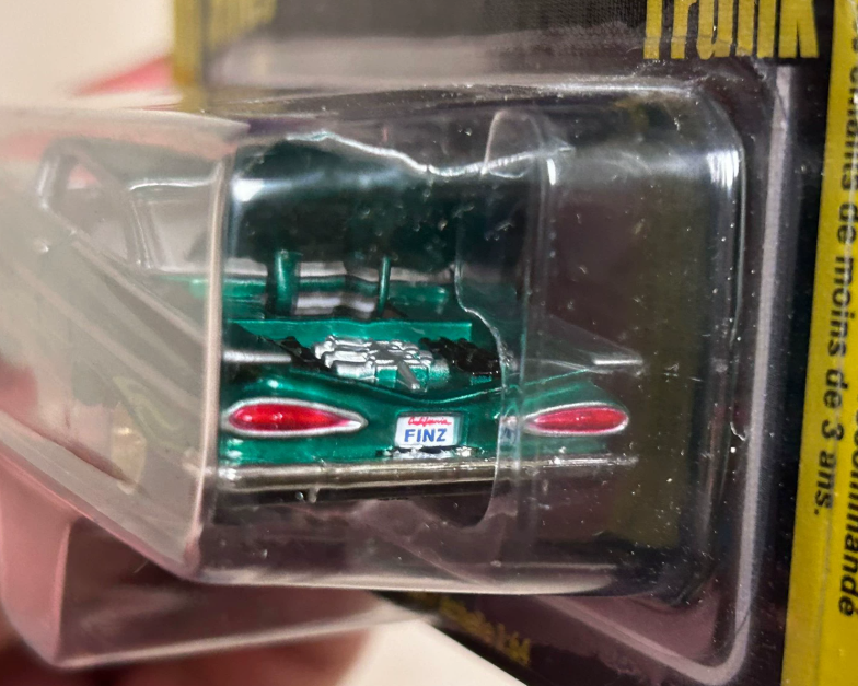 Revell 1/64 '59 Chevy Impala Lowrider Green Flame Diecast Model