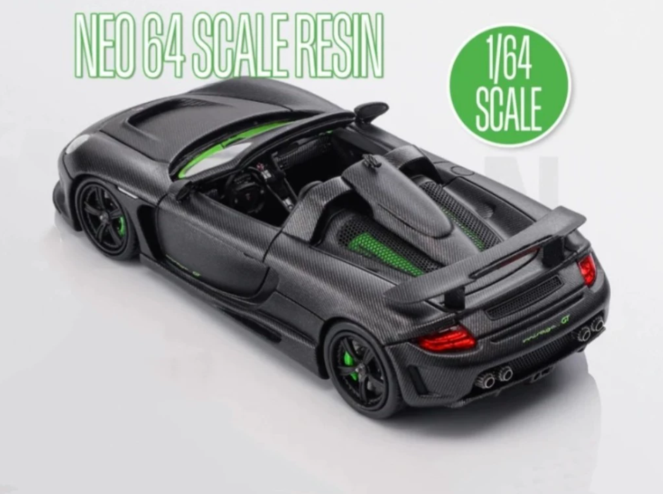 FuelMe 1/64 Porsche 980 Gemballa Mirage GT Matt Carbon
