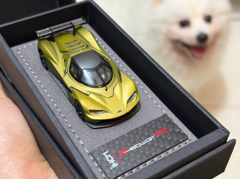 iHCM 1:64 KTM X-Bow GT-XR Olive Gold Shenzhen Cool Car Show
