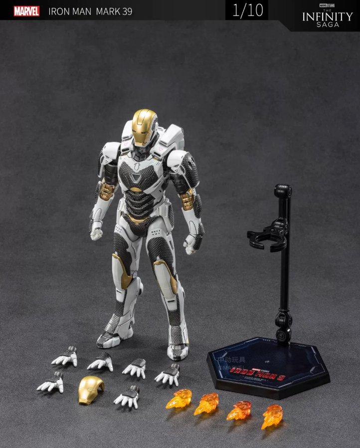 ZD Toys 1/10 Iron Man Mark 39 Gemini Sub-Orbital Figure