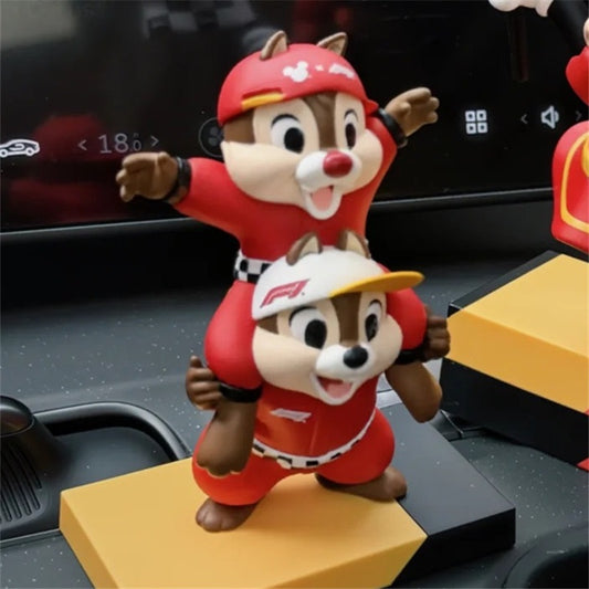 52TOYS Disney Chip and Dale F1 Racer Blind Box Figure Collectible Toy