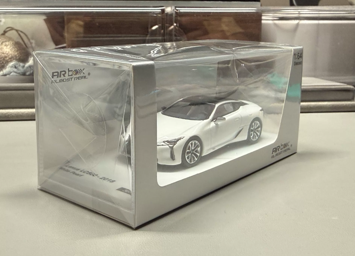 Almost Real 1:64 Lexus LC500 White Diecast Model